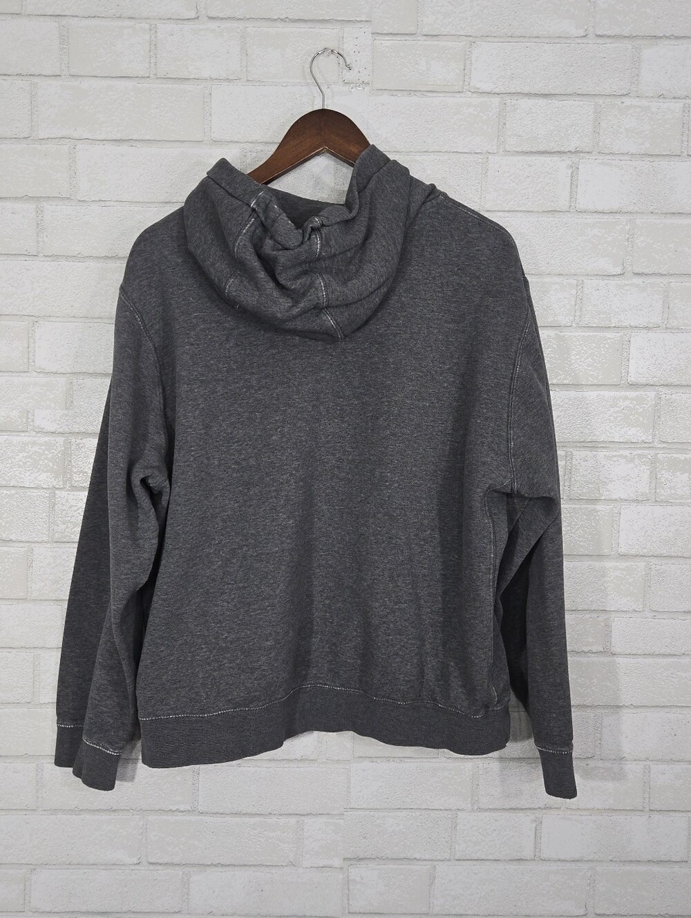 NIKE plain gray hooded sweatshirt - Picture 12 of 13